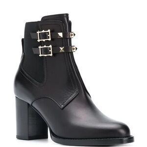 Valentino Garavani Women's Rockstud Beatle Boots - Retail $1490